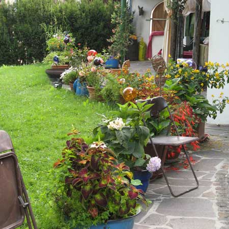 Terrasse vor dem Atelier